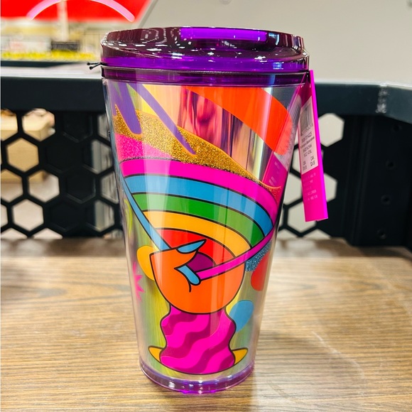 Starbucks Tim Singleton Pride Cup Holographic Tumbler Cold Brew 2023 Exclusive - Picture 8 of 11